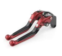 Tbobavff Motorcycle Handlebar Brake Lever for Aprilia for Tuono 1000 / R for Fighter 2002-2010 for Dorsoduro 1200 2010-201 Motorcycle Brake Clutch Levers Brake Clutch Lever(Black and Red)
