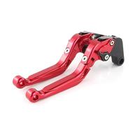 Tbobavff Motorcycle Handlebar Brake Lever for Aprilia for Tuono 1000 / R for Fighter 2002-2010 for Dorsoduro 1200 2010-201 Motorcycle Brake Clutch Levers Brake Clutch Lever(Red)