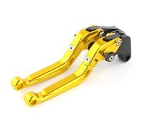 Tbobavff Motorcycle Handlebar Brake Lever for Aprilia for Tuono 1000 / R for Fighter 2002-2010 for Dorsoduro 1200 2010-201 Motorcycle Brake Clutch Levers Brake Clutch Lever(Yellow)