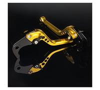 Tbobavff Motorcycle Handlebar Brake Lever for Banshee 350 for Blaster 200 1987 1988 1989 1990 1991 1992-2016 Motorcycle Adjustable Brake Clutch Lever Accessories Brake Clutch Lever(Yellow 177mm)