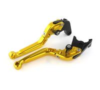 Tbobavff Motorcycle Handlebar Brake Lever for Cagiva for Raptor 125 2003-2010 2011 2012 2013 2014 Motorcycle Extendable Foldable Adjustable Brake Clutch Levers Brake Clutch Lever(Yellow)