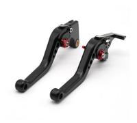 Tbobavff Motorcycle Handlebar Brake Lever for FZS 600 1998 1999 2000 2001 2002 2003 Short/Long Brake Clutch Levers Motorcycle Accessories Adjustable CNC Aluminum Brake Clutch Lever(Short Black)