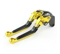 Tbobavff Motorcycle Handlebar Brake Lever for Kawasaki for Ninja H2 R 2015, 2016, 2017, 2018 Motorcycle Brake Clutch Levers Brake Clutch Lever(Black and Yellow)
