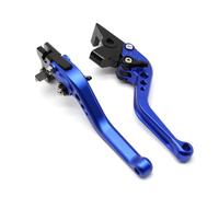 Tbobavff Motorcycle Handlebar Brake Lever for Suzuki for GSF 1200 for Bandit 1996-2000 for GSX-R 1100 1993-1998 for GSX 1200 99-00 Motorcycle Brake Clutch Levers Brake Clutch Lever(Short Blue)