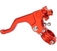 Tbobavff Motorcycle Handlebar Brake Lever for Suzuki RM125 for RMZ450 for RMX250R for DRZ400R for DRZ400S for DR250R 7/8" 22mm Motorcycle Short Stunt Clutch Lever Brake Clutch Lever(Orange)