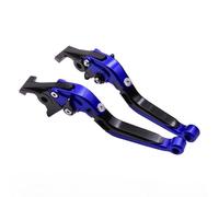 Tbobavff Motorcycle Handlebar Brake Lever for SYM for Husky for MMBCU for JETX125 150 for Joymax for Z300 for Cruisym 300 150 Motorcycle CNC Folding Handle Brake Lever Brake Clutch Lever(Blue)