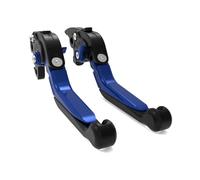 Tbobavff Motorcycle Handlebar Brake Lever for Triumph for Tiger 900/GT for GTlow for GTPro for Rally for RallyPro 2020-2021 Motorcycle Adjustable Clutch Lever Brake Brake Clutch Lever(Black Blue)