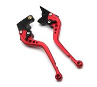 Tbobavff Motorcycle Handlebar Brake Lever for TVS for Apache RR 310 2018 2019 2020 Short/Long Brake Clutch Levers Motorcycle Accessories Adjustable CNC Aluminum Brake Clutch Lever(Long red)