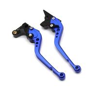 Tbobavff Motorcycle Handlebar Brake Lever for TVS for Apache RR 310 2018 2019 2020 Short/Long Brake Clutch Levers Motorcycle Accessories Adjustable CNC Aluminum Brake Clutch Lever(Long Blue)