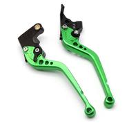 Tbobavff Motorcycle Handlebar Brake Lever for TVS for Apache RR 310 2018 2019 2020 Short/Long Brake Clutch Levers Motorcycle Accessories Adjustable CNC Aluminum Brake Clutch Lever(Long Green)