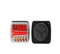 Tbobavff RearTail Light Lamp 1 Set 12V 24V 30M Wireless Magnetic LED Tail Light RV Camper Lorry Truck Car Tail Light Assembly