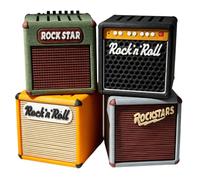 TBOLINE Guitar Picks Holder,Amplifier Speaker Style,3D Printed Retro Pick Storage Box for Display,Rock n Roll Guitar Lovers Gifts for Men Unique Guitarists