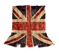 TBOUOBT Throw Blanket, Bed Blanket, Comfort, Soft, Fluffy, for Boys Girls, Union Jack Flag Vintage