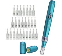 TBPHP P20RL Derma pen Wireless with 25 Replacement Cartridges And 7 Speed Dermapen with 3 Batteries