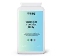TBQ Nutrition Vitamin B Complex - 120 Vegan Capsules | with B1, B2, B3, B5, B6, B7, B9 & B12 Plus PABA | Contributes to Energy, Nervous System & Metabolism | UK-Made