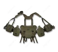 TBQATNTS WW2 Gear, Vietnam War Equipment, American M1956 M1961M14 Long Bag, Equipment Combination First Aid Kit Water Bottle Shoulder Bag