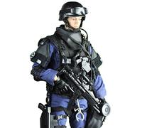 TBRICKFUNR 1:6 Scale Realistic Articulated Solider Action Figure Model, Military Men Playset with Weapons Accessories, Creative Decor & Gift for Adults (Attacker)
