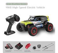 TBRICKFUNR Brushless Remote Control Cars, S912PRO 1/16 Scale 2.4G 4WD 55km/h Full Proportional High Speed RC Drift Car with 7 Roof Light, 120M Control Distance, USB Charging Cable