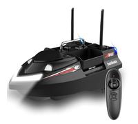 TBRICKFUNR Fishing Bait Boat, V802 High Efficiency RC Boats Speedboat with 4 Bait Hoppers, 3KG Large Capacity, 500M Remote, LED Fishing Lights