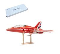 TBRICKFUNR Mini RC Plane, F-15 Red Arrow Aircraft 2.4G 3CH Multi-protocol RC Ducted Fan Aircraft Model with Motor for Airplane Fans with Motor, Gift for Teenagers and Enthusiasts (Kit RTF Version)