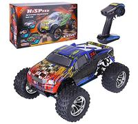 TBRICKFUNR RC Car, 1:10 4WD Nitro Monster Off-road Truck, 70-80km/h High Speed Racing Car with 2.4 GHz Remote Control, 8 Shock Absorbers, HSP 94188