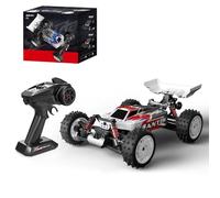 TBRICKFUNR RC Crawlers 1/16 Scale 4WD Brushless RC Car, 2.4GHz High-Speed Off-Road Remote Control Truck with All-Metal Bearing Gears, Battery and Powerful Brushless Motor (RTR Version/Red)