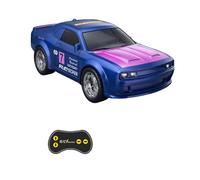 TBRICKFUNR RC Drift Car, 1/43 Scale 2.4G 5CH Mini Alloy RC Racing Car with Dual-Speed Modes, Led Lights, App & Remote Dual Control for Indoor and Outdoor Play, Collectible for Adults