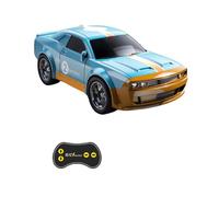 TBRICKFUNR RC Drift Car, 1/43 Scale 2.4G 5CH Mini Alloy RC Racing Car with Dual-Speed Modes, Led Lights, App & Remote Dual Control for Indoor and Outdoor Play, Collectible for Adults