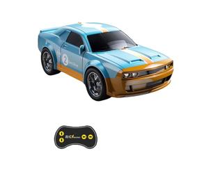 TBRICKFUNR RC Drift Car, 1/43 Scale 2.4G 5CH Mini Alloy RC Racing Car with Dual-Speed Modes, Led Lights, App & Remote Dual Control for Indoor and Outdoor Play, Collectible for Adults