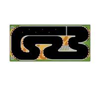 TBRICKFUNR RC Drift Car Track Mat, BZ3543 Portable Mini RC Race Car Track for 1/32, 1/43, 1/64 and 1/76 Models (1800 * 800MM)