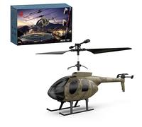 TBRICKFUNR Remote Control Helicopter for Adults, MD500 2.4G RC 4CH 6-axis Gyroscope Helicopter Model with Altitude Hold, Support Photo and Video, Real-Time WiFi Image Transmission
