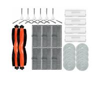 Tbrov Compatible With Xiaomi Mijia H40 / D101CN Main Side Brush Hepa Filter Wipe Cloths Dust Bag Robot Vacuums Accessories Part(SET 8)