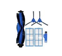 Tbrov Replacement Accessories Compatible With Deenkee DK600 Robot Vacuum Cleaner Main Side Brushes Hepa Filter Brush Cover Spare Fits Parts(Set C)