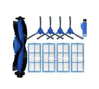 Tbrov Replacement Accessories Compatible With Deenkee DK600 Robot Vacuum Cleaner Main Side Brushes Hepa Filter Brush Cover Spare Fits Parts(Set B)