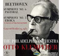 TBRQ9006/07 ベートーヴェン:交響曲第3番「英雄」、第6番「田園」 クレンペラー(指揮)フィラデルフィア管弦楽団(STEREO、ライヴ)UHQCD