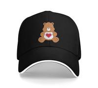 TBSANIN Baseball Cap Lucky Brown Bear Give A Love Hug Cartoon Camping Mens Printing Snapback Cap Womens Summer Dad Gift