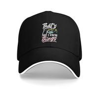 TBSANIN Baseball Cap Men Women's That's What I Do I Fish and I Know Things Adjustable Trucker Dad Hat Golf Tennis Hat Snapback Cap Gift