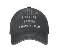 TBSANIN Baseball Cap Personalized Cotton Please Be Patient I Have Autism Hip Hop Men Women's Adjustable Dad Hat Summer Gift