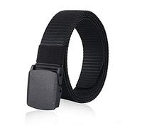 TBSCWYF Nylon Belt, Men Military Tactical Breathable Belt, fast pass through the airport security, Work Belts Quick Release Belt Length 51.18 inch(130cm)