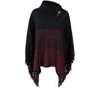 TBSCWYF Womens Knit Scarf Tops Fall Loose Off Shoulder Pullover Poncho Ladies Winter Wrap Shawl Scarves Cape Pashmina Scarf Women Ladies Hi Neck Batwing Tassels Poncho Fine Knitted Winter Shawl