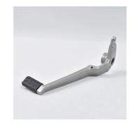 TBUOIUE Gear Shift Assembly Motorcycle Aluminum Rear Foot Brake Gear Shift Lever Pedal for Monsters 696 796 795 for M1100 2009-2015(Brake Lever Silver)