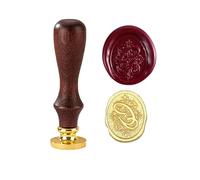 TBXqian Initial Letter Sealing Wax Stamp, Vintage Initials Wax Sealing Stamp Kit with Removable Brass Head and Wood Handle for Wedding Party Invitations/Envelopes/Christmas Thanksgiving Card-LetterG