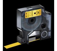 TBXwsofl 0.47 Inch 12mm X 7m Black On White Label Tape 4x Compatible With Printer Supplies For Part Number 45013 45010 45015 45016 LabelManager LabelPoint(Black on Gold)