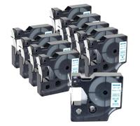 TBXwsofl 10Pcs 12mm D1 45013 40913 43613 45010 45108 45023 45024 Label Tape Compatible With LabelManager 160 280 210D Printer Supplies(10PK Blue on White)