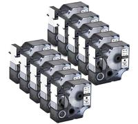 TBXwsofl 10Pcs Black On Clear Label Tape 19mm Standard Size Compatible With D1 Tape 45800 Printer Supplies For LabelManager 300 350D Printers