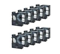 TBXwsofl 10Pcs S0718260 18051 Heat Shrink Tube Label Tape 6MM Black On White Compatible With Printer Supplies Label Printer Models