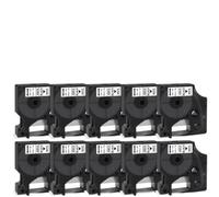 TBXwsofl 10PK 9mm Black On White Label Tape 40913 Compatible With LabelManage 160 280 Label Maker Printer Supplies For Part Number 40913(Black on Yellow)