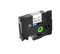 TBXwsofl 1pcs 12mm Flexible ID Black On White Label Tape For TZe-FX231 FX131 FX631 Compatible With Label Printer Models D450 For Part Number TZe-FX231(Black on white)