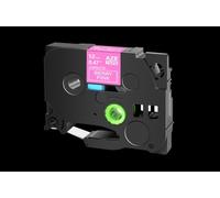 TBXwsofl 1PCS 12mm Matte Label Tape Compatible With Printer Supplies TZE-MQP35 TZ M931 M31(White on Berry Pink)