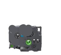 TBXwsofl 1Pcs 18mm Label Tape Compatible With Printer Supplies 241 141 441 541 641 741 841 344 345 For Part Number 241(Black on White)